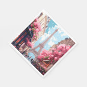 Serviette En Papier Paris (Coin)