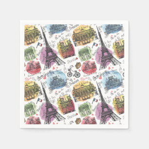 Serviette En Papier Paris
