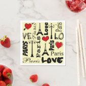 Serviette En Papier Paris (En situation)