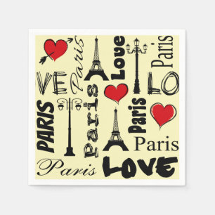 Serviette En Papier Paris