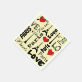 Serviette En Papier Paris (Coin)