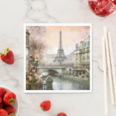Serviette En Papier Paris (En situation)