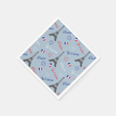 Serviette En Papier Paris (Coin)