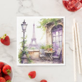 Serviette En Papier Paris (En situation)