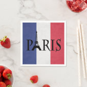 Serviette En Papier Paris (En situation)