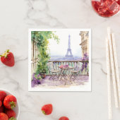 Serviette En Papier Paris (En situation)