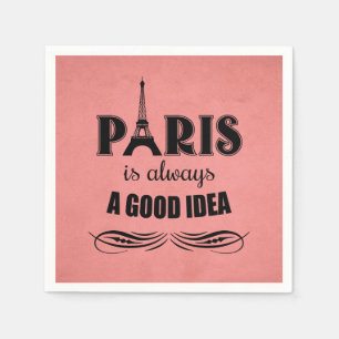 Serviette En Papier Paris est toujours une bonne idée
