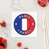 Serviette En Papier Paris France (En situation)