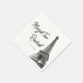 Serviette En Papier Paris France Tour Eiffel Mazel Tov Napkins (Coin)