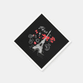 Serviette En Papier Paris France Voyage France Tour Eiffel (Coin)