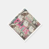 Serviette En Papier Paris, Papier (Coin)