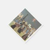 Serviette En Papier Paris victorien (Coin)