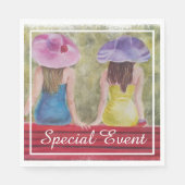 SERVIETTE EN PAPIER PARK BENCH FRIENDS FRIENDS (Devant)