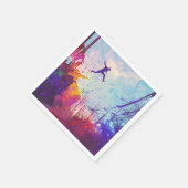 Serviette En Papier Parkour Urban Free Runling Freestyling (Coin)