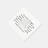 Serviette En Papier Parle Darcy à moi II (Coin)