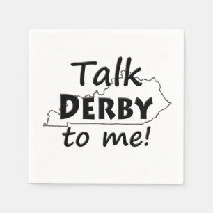 Serviette En Papier Parle Derby à moi   Derby Horse