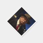 Serviette En Papier Parrain de l'Amérique Don J. Trump (Coin)