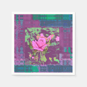 Serviette En Papier Parterre de fleurs