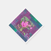Serviette En Papier Parterre de fleurs (Coin)