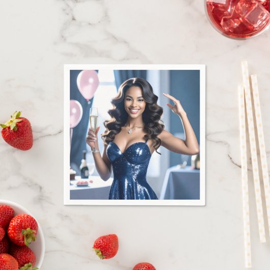 Serviette En Papier Parti (En situation)