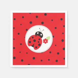 Serviette En Papier Parti Anniversaire de enfant Cutest Little Ladybug