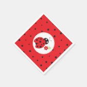 Serviette En Papier Parti Anniversaire de enfant Cutest Little Ladybug (Coin)