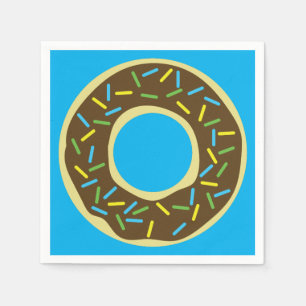 Serviette En Papier Parti Anniversaire de enfant Donut