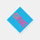 Serviette En Papier Parti Anniversaire de enfant Donut (Coin)