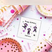 Serviette En Papier Parti Anniversaire de enfant guerrier mignon Ninja