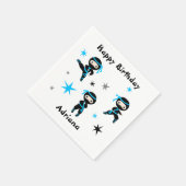 Serviette En Papier Parti Anniversaire de enfant guerrier mignon Ninja (Coin)