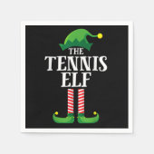 Serviette En Papier Parti chrétien de Tennis Elf Matching Family (Devant)