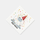 Serviette En Papier Parti Confetti Yeti (Coin)