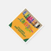 Serviette En Papier Parti Crayon (Coin)