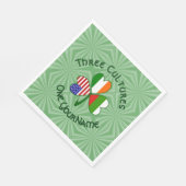 Serviette En Papier Parti d'anniversaire des Shamrocks irlandais (Coin)