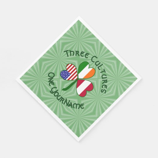 Serviette En Papier Parti d'anniversaire irlandais Shamrock (Coin)