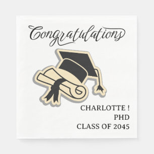 Serviette En Papier Parti de la graduation de la DSP
