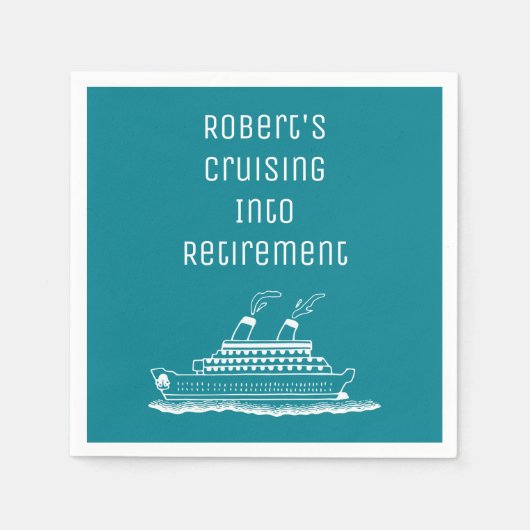 Serviette En Papier Parti De La Retraite (Devant)