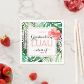 Serviette En Papier Parti de Luau (En situation)