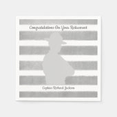 Serviette En Papier Parti de retraite de la patrouille routière person (Devant)