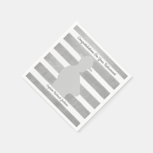 Serviette En Papier Parti de retraite de la patrouille routière person (Coin)