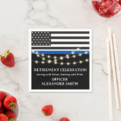 Serviette En Papier Parti de retraite de la police (En situation)