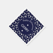 Serviette En Papier Parti de retraite de l'agent de police (Coin)