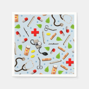 Serviette En Papier Parti de retraite des infirmières