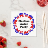 Serviette En Papier Parti de surveillance électorale (En situation)