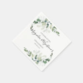 Serviette En Papier Parti d'engagement Eucalyptus (Coin)