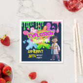 Serviette En Papier Parti d'expérimentation de la science du néon pers (En situation)