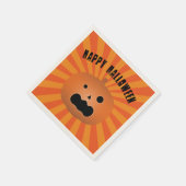 Serviette En Papier Parti d'Halloween Citrouille de Jack-o'-lantern ef (Coin)
