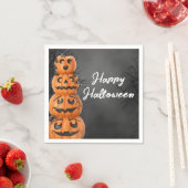 Serviette En Papier Parti d'Halloween Jackolantern (En situation)