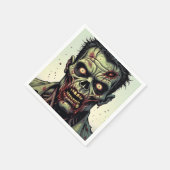 Serviette En Papier Parti d'Halloween Zombie (Coin)