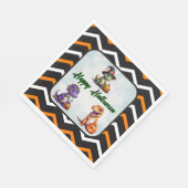 Serviette En Papier Parti Dino-Mash d'Halloween (Coin)